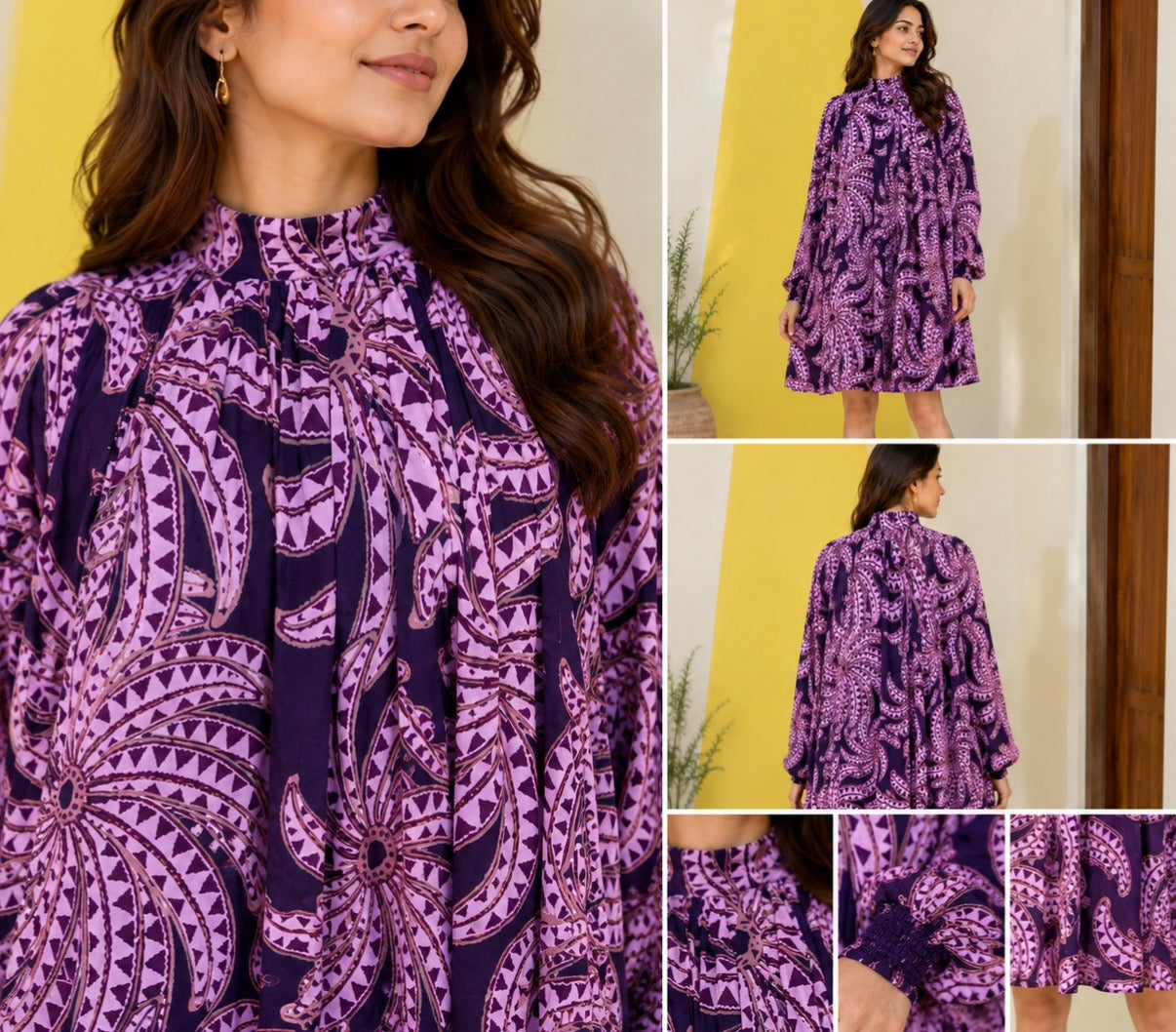 Midnight Paisley Muse Under Dress
